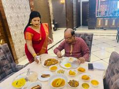 Sovan-Baisakhi: 'ও মায়ের ছেলেই' জামাইষষ্ঠীর দুপুরে শোভনকে নিজের হাতে খাওয়ালেন বৈশাখী