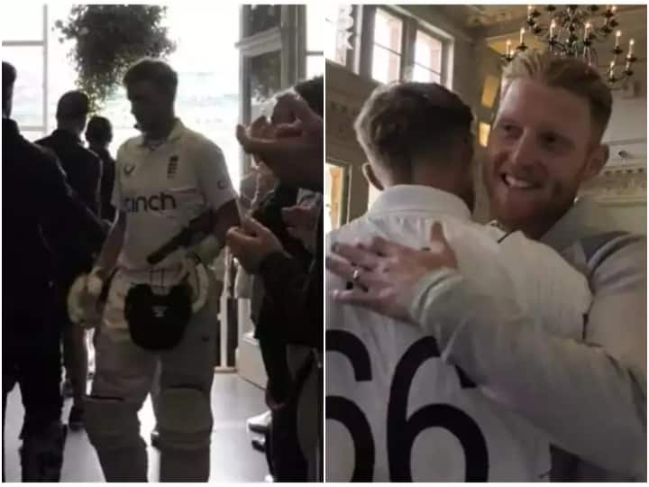 England vs New Zealand 1st Test Highlights Joe Root Video Standing Ovation Dressing Room Video Eng vs NZ Test Eng vs NZ, 1st Test: Joe Root Gets 'A Hero's Welcome' By Teammates After Heroic Ton Vs NZ - WATCH