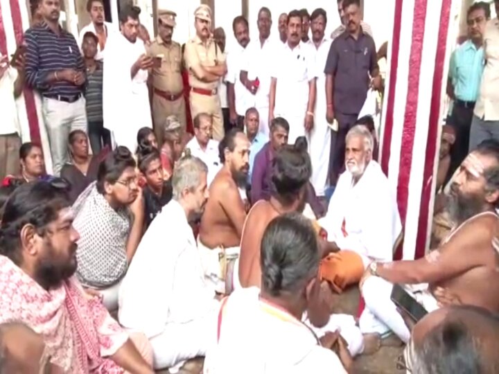 திடீர் சாமி தரிசனம் செய்த அமைச்சர்! ஆய்வின் முன்னோட்டமா? சிதம்பரம் நடராஜர் கோயிலில் பரபரப்பு!