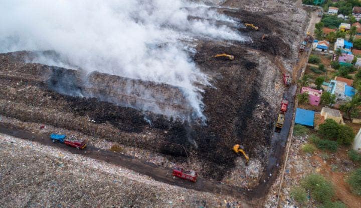 Trichy Groundwater Polluted due to Ariyamangalam Garbage Depot Says Community activists Groundwater Polluted: அரியமங்கலம் குப்பை கிடங்கால் மாசடையும் நிலத்தடி நீர் -  கொதிக்கும் சமூக ஆர்வலர்கள்