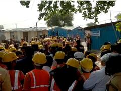 Hamirpur News: फैक्ट्री में काम करके निकलते ही मजदूर की मौत, मुआवजे की मांग को लेकर साथी मजदूरों ने किया हाईवे जाम