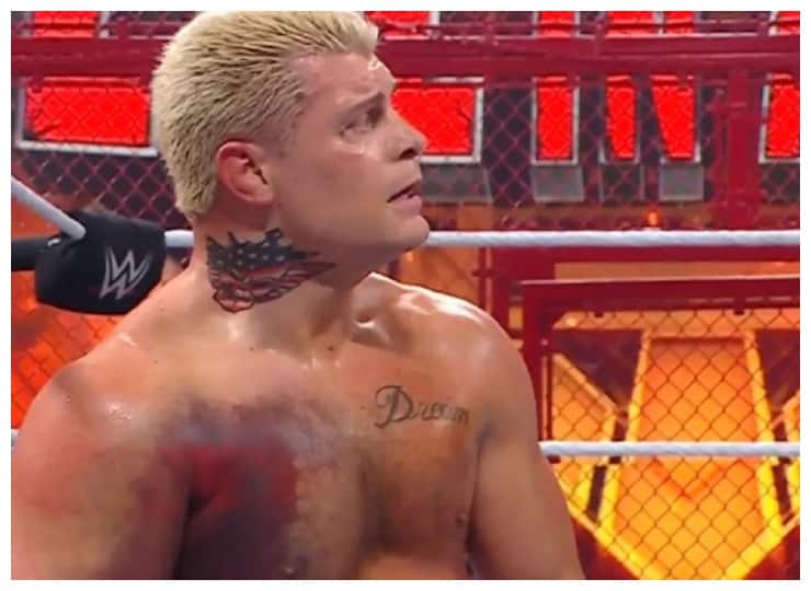 WWE Hell In A Cell 2022 Know what happend after Show went air Hell In A Cell के ऑफ एयर होने के बाद Cody Rhodes ने किया प्रोमो, फैंस से कही ये बड़ी बात