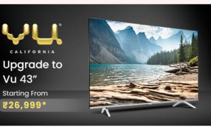 Vu 43 inch TV On Amazon Best Brand 43 Inch Smart TV Lowest Price 43 Inch TV Vu TV Review Best Smart TV: 43 और 50 इंच टीवी का इससे सस्ता ऑफर नहीं सुना होगा, खरीदें सिर्फ 25 हजार रुपये में