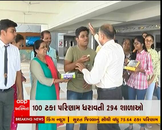 ધોરણ 10નું પરિણામ જાહેર, રાજકોટની ધોળકિયા સ્કૂલમાં સફળ થયેલા વિદ્યાર્થીઓમાં ખુશીનો માહોલ