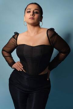 Actress Vidya Balan: கருப்பு உடையில் கலக்கல்! நடிகை வித்யா பாலனின் அழகான க்ளிக்ஸ்!