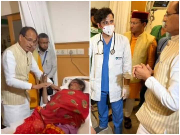 Madhya Pradesh CM Shivraj Singh Chouhan reached Dehradun to take stock of relief operation in Uttarkashi Bus Accident Uttarkashi Bus Accident: राहत अभियान का जायजा लेने देहरादून पहुंचे मध्यप्रदेश के सीएम शिवराज सिंह चौहान, घायलों से की मुलाकात