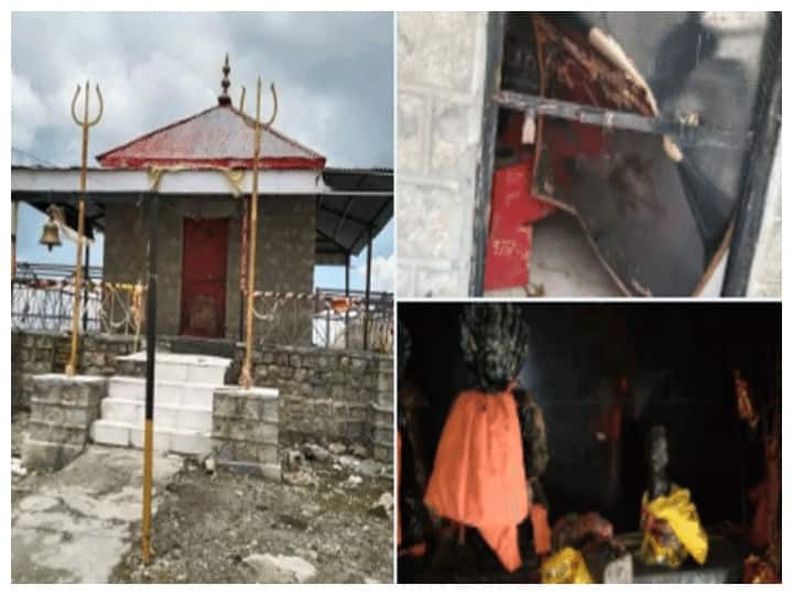 Jammu doda bhaderwah vasuki nag temple attacked on sunday night kashmiri hindus on protest