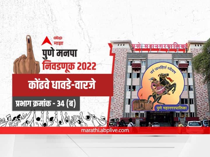 PMC Election 2022 Prabhag 34 Kondhawe Dhawade-Warje : पुणे मनपा निवडणूक प्रभाग 34 कोंढवे धावडे-वारजे (विभाग - ब) Pune municipal corporation elections 2022 mahanagar palika nivadnuk corporator PMC Election 2022 Prabhag 34 B Kondhawe Dhawade Warje election date 2017 result candidate name party maharashtra Nagarsevak news PMC Election 2022 Prabhag 34 Kondhawe Dhawade-Warje : पुणे मनपा निवडणूक प्रभाग 34 कोंढवे धावडे-वारजे (विभाग - ब)
