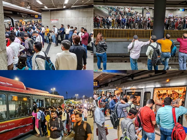 मेट्रो सेवाएं प्रभावित होने की वजह से यात्रियों को काफी परेशानी हुई क्योंकि इस लाइन पर शाम के वक्त काफी यात्री सफर करते है, मेट्रो में यात्रा कर रही उसमा ने बताया कि वो अपने ऑफिस से निकली और प्रगति मैदान पर चढ़ी थी यहां से उन्हें यमुना बैंक पर मेट्रो बदलनी थी और तभी मेट्रो सेवाएं बंद हो गई इस वजह से उन्हें मेट्रो से उतर कर डीटीसी से घर जाना पड़ा और घर पहुंचने में सामान्य से 1 घंटा ज्यादा समय लग गया, वहीं रोज इस लाइन पर यात्रा करने वाले ऋषभ ने बताया कि डीटीसी का भी हाल काफी बेहाल था, जिस लाइन पर मेट्रो सेवा रुकी थी उन सभी मेट्रो स्टेशन के आस पास सिर्फ यात्रियों की भीड़ जमा थी.  (तस्वीर-PTI)