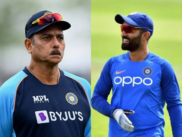 IND Vs SA Ravi Shastri Picks His Playing XI For 1st T20 Dinesh Karthik Out Team India IND vs SA: રવિ શાસ્ત્રીએ T20 મેચ માટે પસંદ કરી ટીમ, આ બે શાનદાર ખેલાડીઓને સ્થાન ના આપ્યું