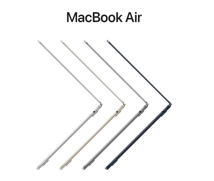 Apple ने या MacBook Air मध्ये लिक्विड रेटिना डिस्प्ले दिला आहे. त्यासोबत तीन माइक देखील दिले आहेत. मॅकबुक एअरची स्क्रीन साईज 13.6 इंच देण्यात आली आहे. त्याचबरोबर व्हिडीओ कॉलसाठी 1080p फ्रंट कॅमेरा देण्यात आला आहे. कंपनीच्या मते, या मॅकबुक एअरचा बॅटरी बॅकअप 18 तासांपर्यंत व्हिडीओ प्लेबॅकसह येत आहे. जे 67-watt अॅडॉप्टरनं चार्ज केलं जाऊ शकतं.