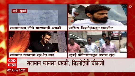 Salman Khan threat letter : सलमान खान धमकी प्रकरणाचा गांभीर्याने तपास सुरु ABP Majha