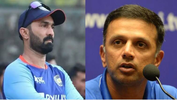 rahul-dravid-says-about dinesh-karthik Play in T20 World Cup T20 World Cup: T20 વિશ્વ કપમાં દિનેશ કાર્તિકને મોકો મળશે કે નહીં, કોચ દ્રવિડે કરી સ્પષ્ટતા