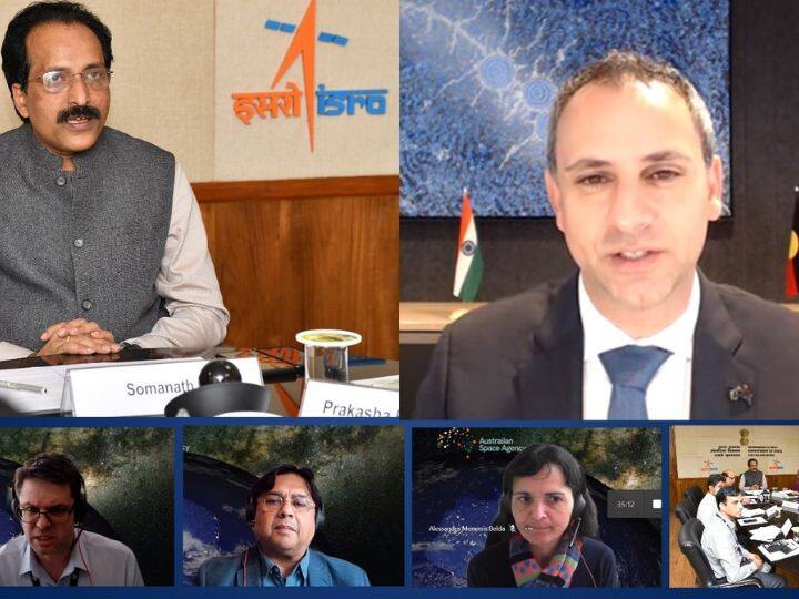 Indian Space Research Organisation Australian Space Agency Review Space Cooperation Discuss Potential Areas Of Working Together ISRO & Australia's ASA Review Space Cooperation, Discuss Potential Areas Of Working Together