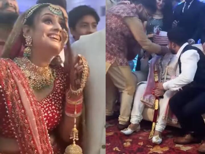 Groom cried after seeing bride in marriage video viral on social media Emotional Video: दुल्हन को देख दूल्हे की आंखें हुई नम, बिलख-बिलख कर रोया