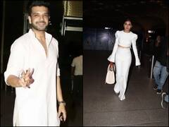 Photos: एयरपोर्ट पर साथ में स्पॉट हुए करण कुंद्रा और तेजस्वी प्रकाश, देखिए तस्वीरें
