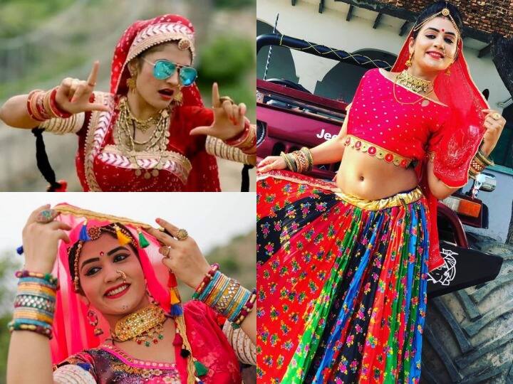 Gori Nagori Profile: इन दिनों राजस्थान (Rajasthan) की 'शकीरा' उर्फ गोरी नागोरी (Gori Nagori) सोशल मीडिया पर काफी छाई हुई हैं. लोग उनके जबरदस्त डांस मूव्स के साथ-साथ उनकी खूबसूरती के भी दीवाने बन चुके हैं. अब उनका एक डांस वीडियो सोशल मीडिया पर काफी धमाल मचा रहा है. दरअसल इंस्टाग्राम पर शेयर किए गए एक वीडियो में गोरी नागोरी हरे रंग का सूट और लाल चुनरी ओढ़े हुए डांस कर रही हैं  और पीछे बैक्रग्राउंड से आवाज आ रही है ' हाय गर्मी'. नागोरी की इस वीडियो को लोग काफी पसंद कर रहे हैं. तो चलिए बतातें है आपको कौन हैं गोरी नागोरी और उनके संघर्ष की कहानी..........