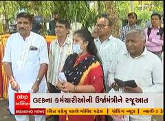 GEBના કર્મચારીઓની ઉર્જામંત્રીને રજૂઆત