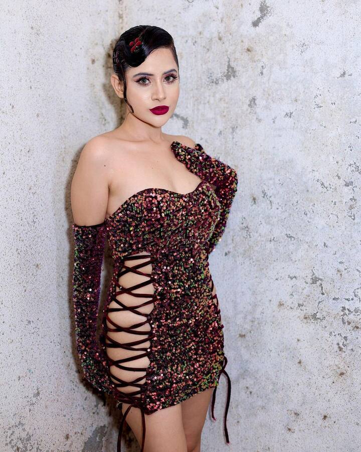 अभिनेत्रीने तिच्या केसांची पोनीटेल बनवली आहे. या लूकमध्ये उर्फी नेहमीप्रमाणे खूपच हॉट दिसत आहे. (फोटो : urf7i/ig)