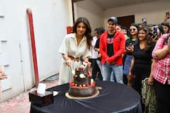 Shilpa Shetty Celebrates Birthday With Nikamma Co-Stars, Abhimanyu Dassani, Shirley Setia And Her Mom- SEE PICS