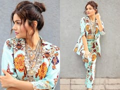 IN PICS: Rubina Dilaik Looks Stunning In A Printed Co-Ord Set