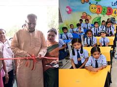 In Photos: जब छत्तीसगढ़ के सीएम भूपेश बघेल ने सुनी नन्हें बच्चों की दिल की बात, देखें तस्वीरें