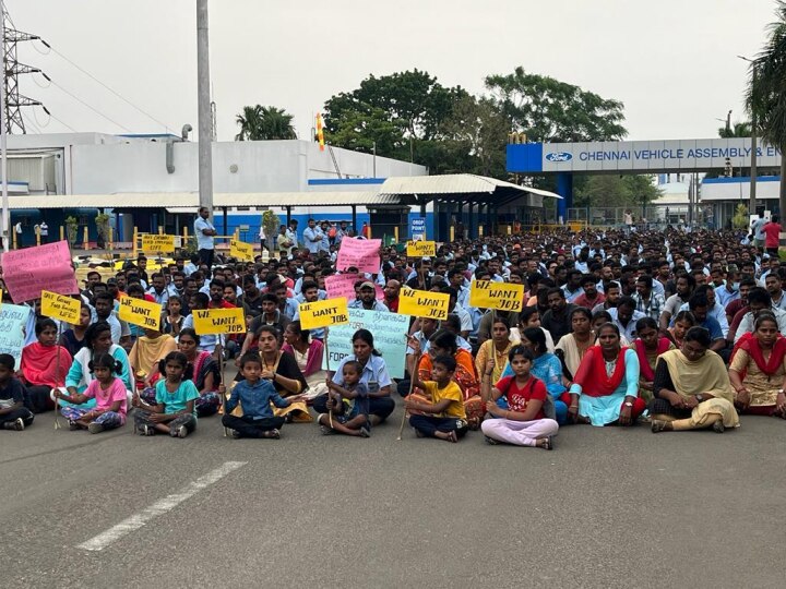 Ford : இரவு பகல் பாராமல் 15 நாட்களுக்கு மேலாக தொடரும் ஃபோர்டு ஊழியர்கள் போராட்டம்.. அரசின் நடவடிக்கை என்ன?