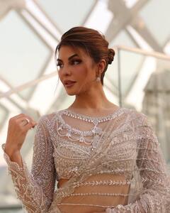 Jacqueline Fernandez Turns A Vision To Behold In A Stunning Sheer Saree, SEE PICS