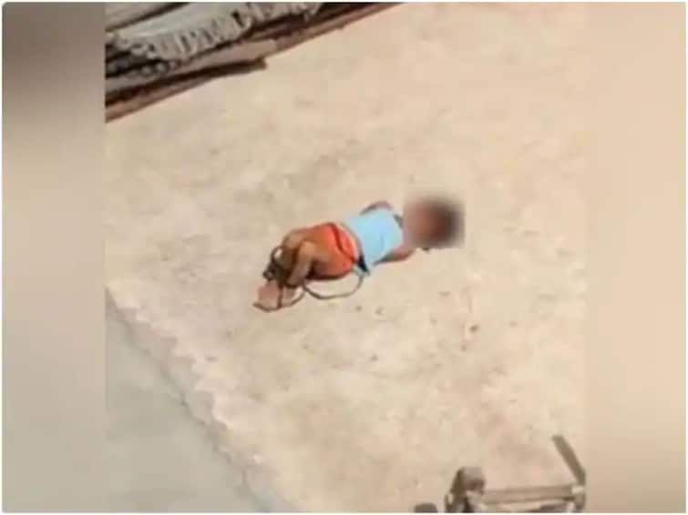 Delhi Khajuri Khas A 6 Years Old Girl Child Scary Video Is Viral In Which Her Parents Left Her In Scorching Heat At Terrace With Tied Hands And Legs નિર્દીયી માતાએ બાળકીના હાથ-પગ બાંધી ગરમીમાં ધખતા ધાબા પર રાખી, કારણ જાણીને હેરાન થઈ જશો