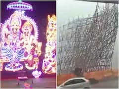 Karimnagar: కరీంనగర్‌లో ఈదురుగాలుల టెన్షన్! కూలుతున్న హోర్డింగులు, చెట్లు