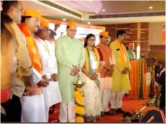 Uttarakhand Politics: हल्दवानी में BJP कार्यसमिति की बैठक में पहुंचे सीएम धामी, पूर्व केंद्रीय मंत्री निशंक सहित बड़े नेता रहे मौजूद