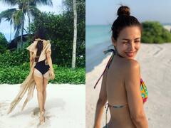 Malaika Arora Photos: बिकिनी पहन इठलाती दिखीं मलाइका अरोड़ा, तस्वीरें देख आंखें मलते रह गए फैंस