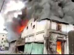 Bhiwandi Fire: भिवंडी के प्लास्टिक गोदाम में लगी आग, दमकल की गाड़ियों ने तीन घंटे बाद पाया काबू