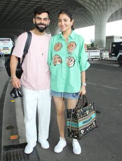 ਪਤੀ ਵਿਰਾਟ ਕੋਹਲੀ ਨਾਲ ਏਅਰਪੋਰਟ ਸਪੋਟ ਹੋਈ ਅਨੁਸ਼ਕਾ ਸ਼ਰਮਾ, ਕਪਲ ਨੇ ਸ਼ਾਨਦਾਰ ਲੁੱਕ 'ਚ ਦਿੱਤੇ ਪੋਜ਼