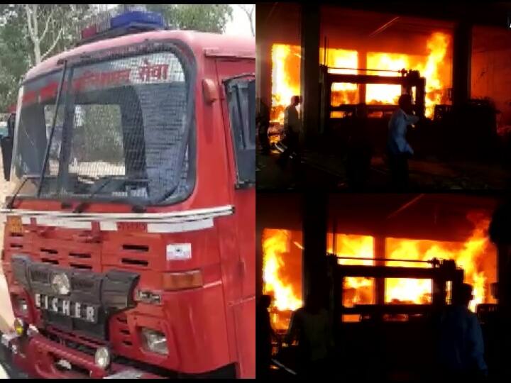 Muzaffarnagar News A huge fire broke out in a paper mill ANN Muzaffarnagar Fire: मुजफ्फरनगर की पेपर मिल में लगी भीषण आग, लाखों का सामान जलकर हुआ खाक