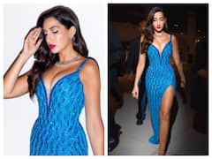 Nora Fatehi Photos: डीप नेक, थाई-हाई स्लिट गाउन में नोरा फतेही का ग्लैमरस लुक बढ़ा देगा इंटरनेट का पारा