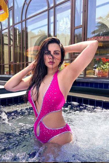 ਪਿੰਕ ਮੋਨੋਕਿਨੀ ਪਹਿਨ Shama Sikander ਨੇ ਫਿਰ ਵਧਾਇਆ ਇੰਟਰਨੈੱਟ ਦਾ ਪਾਰਾ