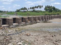 Sangli Krishna River : सांगली बंधाऱ्यात कृष्णेच्या पात्राने तळ गाठला, आठ दिवस पुरेल इतकाच पाणीसाठा उपलब्ध