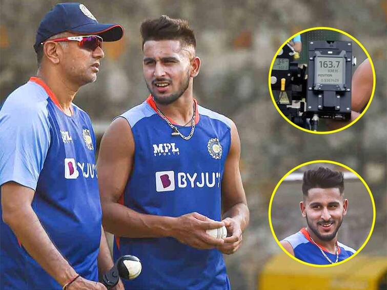 Umran Malik Bowled 163.7 KPH Speed During Practice Session Ahead of IND vs SA T20 Series - Reports Umran Malik Fastest Delivery: షోయబ్‌ అక్తర్‌ రికార్డుకు మూడినట్టే! 163.KPH వేగంతో బంతి విసిరిన ఉమ్రాన్‌ మాలిక్‌!