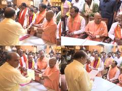 UP MLC Election 2022: विधान परिषद चुनाव के लिए BJP उम्मीदवारों ने किया नामांकन, CM योगी समेत ये बड़े नेता रहे मौजूद