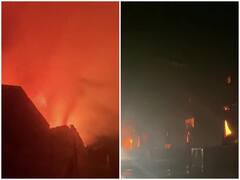 Delhi Fire: दिल्ली के हमीदपुर में 8 एकड़ में फैले गोदाम में लगी भीषण आग, दमकल की 23 गाड़ियों ने देर रात आग पर काबू पाया