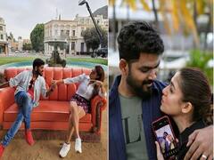 Nayanthara vignesh shivan photos: லவ்வோ.. லல்வோ... நயன் விக்கியின் ட்ராவல் போட்டோஸ்..!
