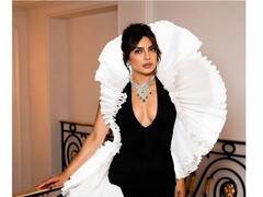 PHOTO: रफल गाऊनमध्ये प्रियांका चोप्राचा ग्लॅमरस अवतार, चाहते म्हणाले- 'उफ तेरी अदा'