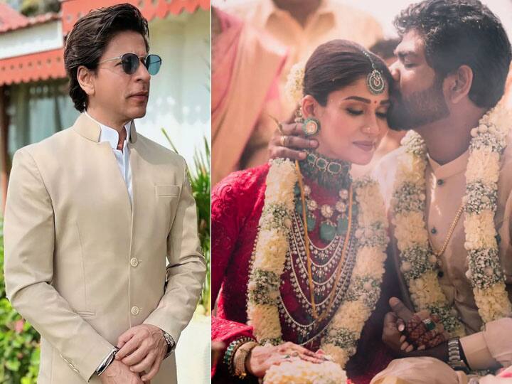 Actor Shah Rukh Khan trolled for attending nayanthara vignesh shivan wedding after covid 19 recovering Nayanthara Vignesh Wedding: नयनतारा और विग्नेश की शादी में शामिल होने पर ट्रोल हुए Shah Rukh Khan, यूजर्स बोले-इतनी जल्दी..