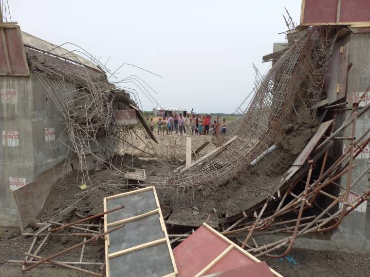 Bihar News: RCC bridge collapsed within 24 hours of casting three labourers injured in Saharsa ann Bihar News: ढलाई के 24 घंटे के अंदर ही ध्वस्त हुआ डेढ़ करोड़ की लागत से बन रहा RCC पुल, तीन मजदूर हुए घायल