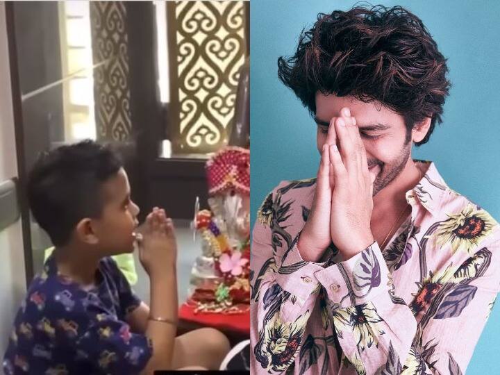 Bhool Bhulaiyaa 2: छोटे बच्चे पर चढ़ा कार्तिक आर्यन की 'भूल भुलैया 2' का फीवर, प्रार्थना करते हुए गाया फिल्म का गाना Kartik Aaryan shares video of child singing Bhool Bhulaiyaa 2 song Hare Ram Hare Krishna Bhool Bhulaiyaa 2: छोटे बच्चे पर चढ़ा कार्तिक आर्यन की 'भूल भुलैया 2' का फीवर, प्रार्थना करते हुए गाया फिल्म का गाना