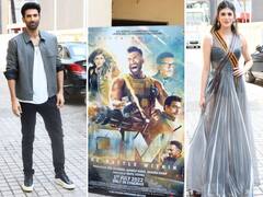 Om Trailer Launch: 'ओम' के ट्रेलर लॉन्च पर इस तरह नजर आए आदित्य रॉय कूपर और संजना सांघवी, देखें तस्वीरें