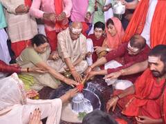 In Pics: बाबा बैद्यनाथ के दर्शन के लिए देवघर पहुंचे झारखंड के राज्यपाल रमेश बैस, परिवार संग की पूजा-अर्चना