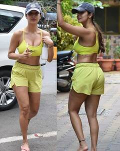 Workout Outfit : નિયોન આઉટફિટમાં જોવા મળ્યો મલાઈકા અરોરાનો વર્કઆઉટ લૂક, જુઓ તસવીરો