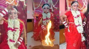 Gujarat : Kshama Bindu puts lid on her cause celebre, weds herself ਭਾਰਤ ਦਾ ਪਹਿਲਾ ਅਜ਼ਬ ਵਿਆਹ ! ਬਾਰਾਤ ਆਉਣ ਤੋਂ ਤਿੰਨ ਦਿਨ ਪਹਿਲਾਂ ਲੜਕੀ ਨੇ ਖੁਦ ਨਾਲ ਹੀ ਕਰ ਲਿਆ ਵਿਆਹ